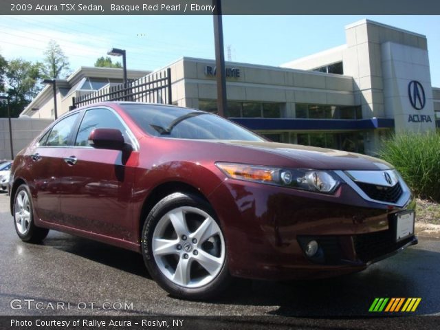 2009 Acura TSX Sedan in Basque Red Pearl