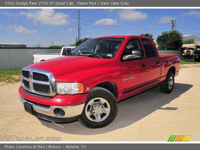 2003 Dodge Ram 2500 ST Quad Cab in Flame Red