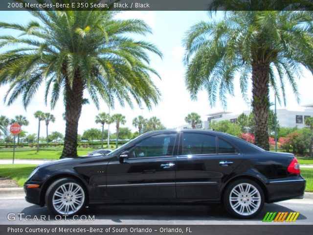 2008 Mercedes-Benz E 350 Sedan in Black