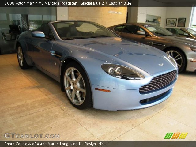 2008 Aston Martin V8 Vantage Roadster in Glacial Blue 2