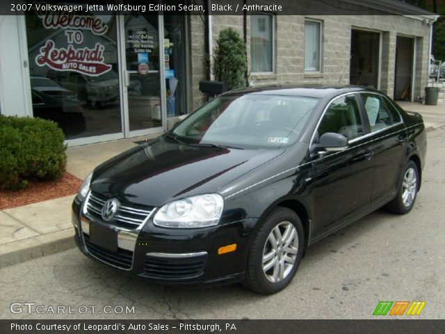 2007 Volkswagen Jetta Wolfsburg Edition Sedan in Black