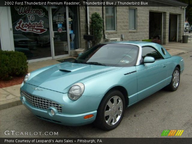 2002 Ford Thunderbird Premium Roadster in Thunderbird Blue