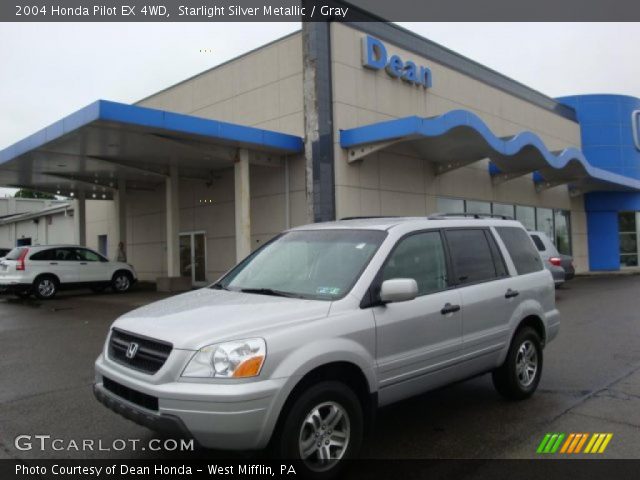2004 Honda Pilot EX 4WD in Starlight Silver Metallic
