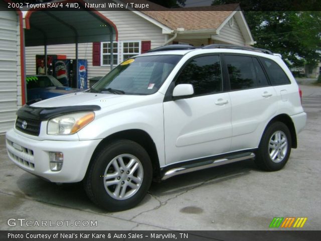 2002 Toyota RAV4 4WD in Natural White