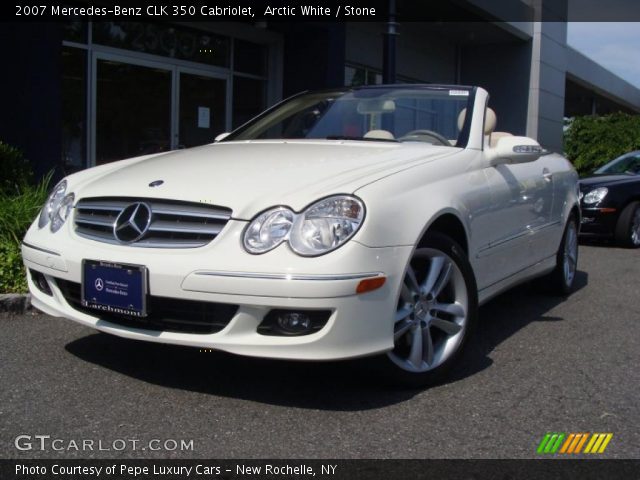 2007 Mercedes-Benz CLK 350 Cabriolet in Arctic White