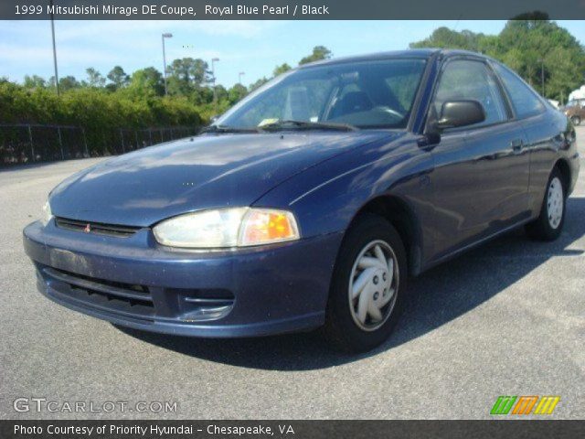 1999 Mitsubishi Mirage DE Coupe in Royal Blue Pearl