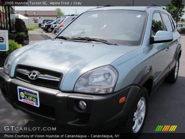2008 Hyundai Tucson SE in Alpine Frost