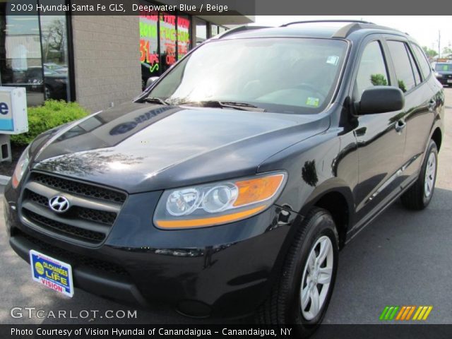 2009 Hyundai Santa Fe GLS in Deepwater Blue