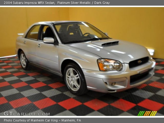2004 Subaru Impreza WRX Sedan in Platinum Silver Metallic