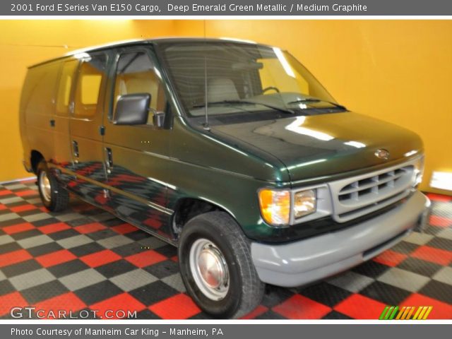 2001 Ford E Series Van E150 Cargo in Deep Emerald Green Metallic