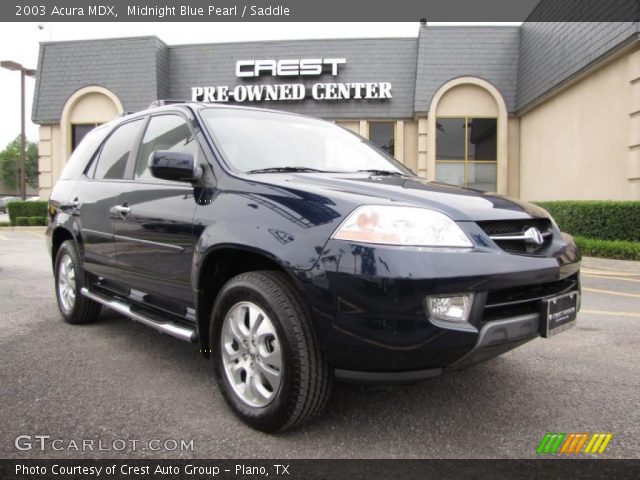 2003 Acura MDX  in Midnight Blue Pearl