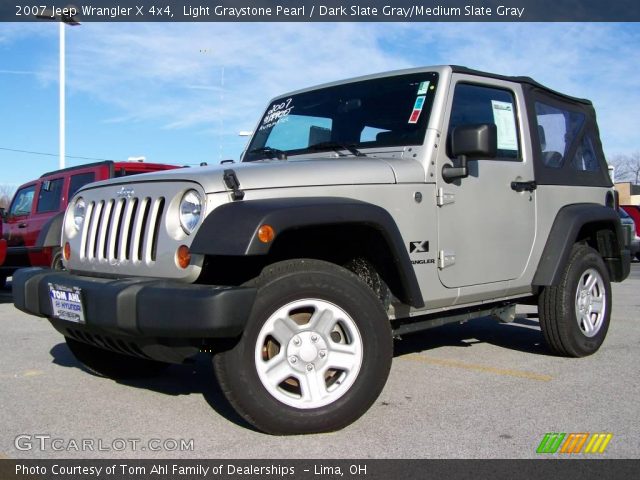 2007 Jeep Wrangler X 4x4 in Light Graystone Pearl
