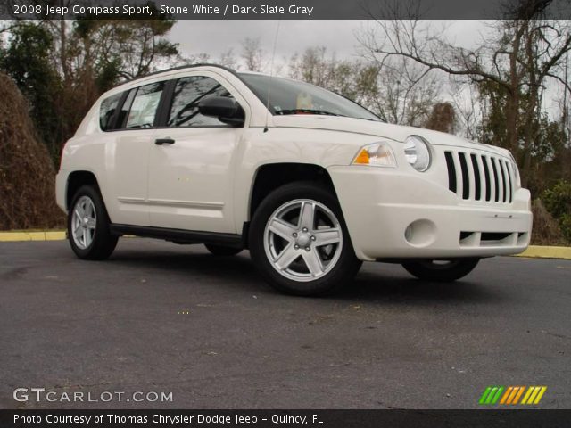 2008 Jeep Compass Sport in Stone White