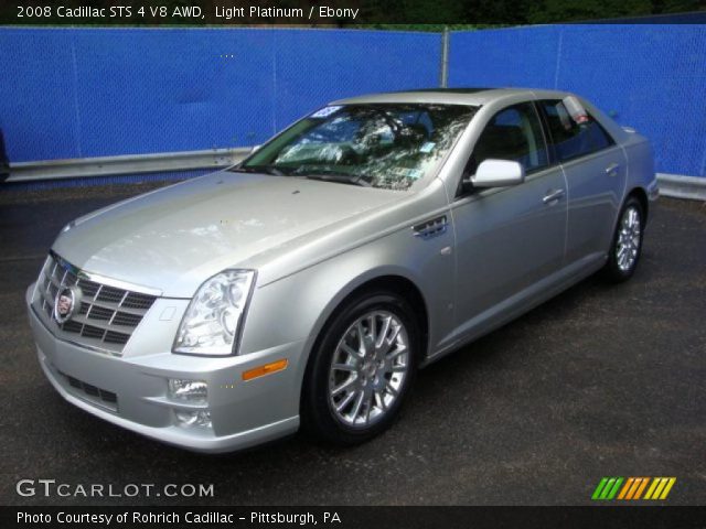 2008 Cadillac STS 4 V8 AWD in Light Platinum
