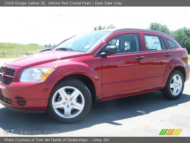 2008 Dodge Caliber SE in Inferno Red Crystal Pearl
