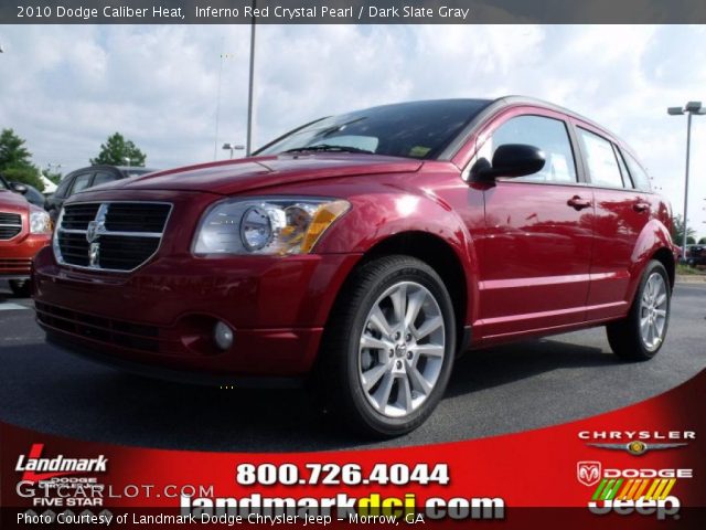 2010 Dodge Caliber Heat in Inferno Red Crystal Pearl