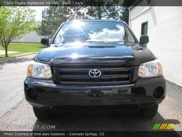 2004 Toyota Highlander V6 4WD in Black