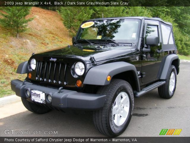 2009 Jeep Wrangler X 4x4 in Black