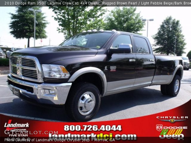 2010 Dodge Ram 3500 Laramie Crew Cab 4x4 Dually in Rugged Brown Pearl