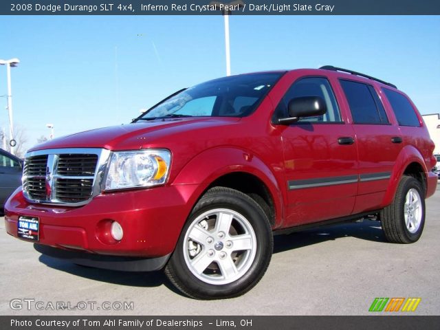 2008 Dodge Durango SLT 4x4 in Inferno Red Crystal Pearl