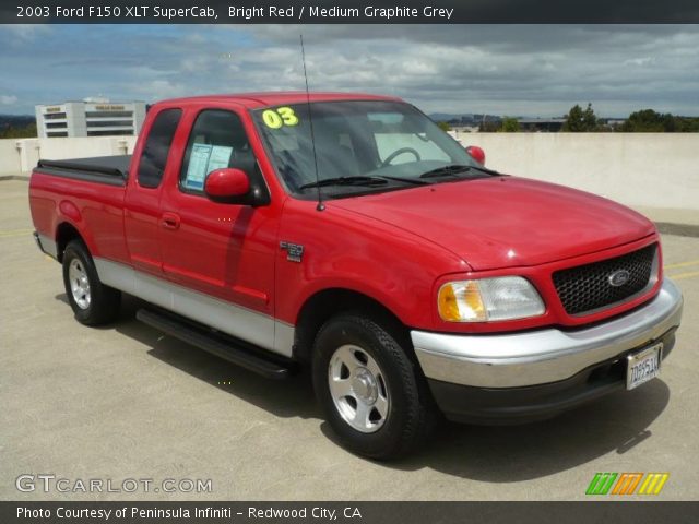 2003 Ford F150 XLT SuperCab in Bright Red