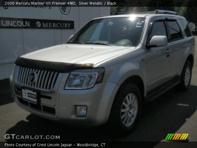2008 Mercury Mariner V6 Premier 4WD in Silver Metallic