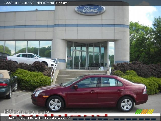 2007 Ford Fusion SE in Merlot Metallic