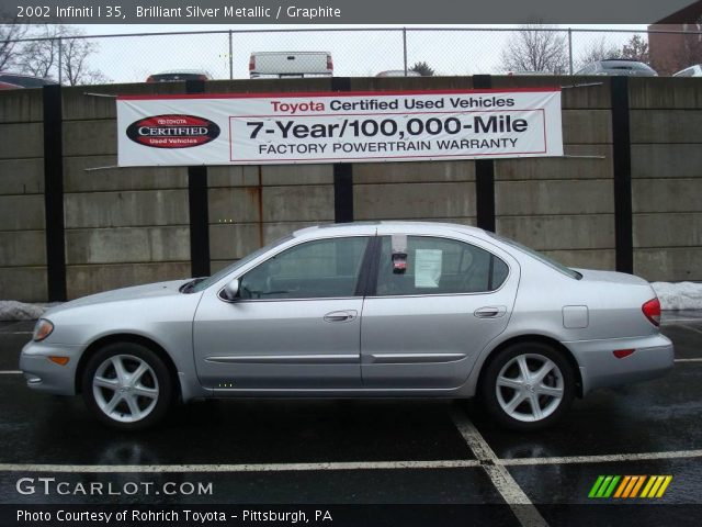 2002 Infiniti I 35 in Brilliant Silver Metallic