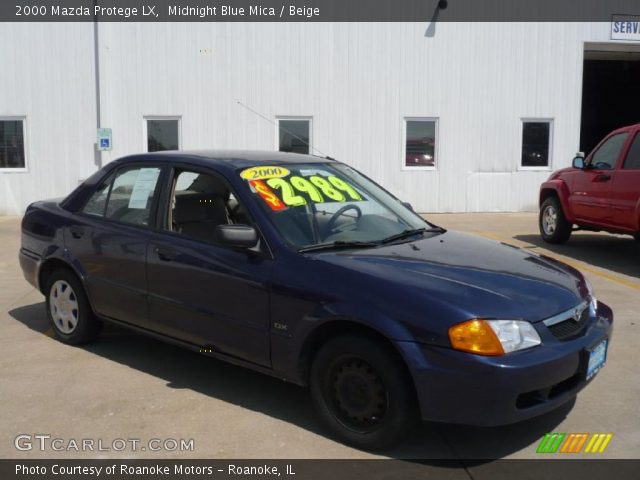 2000 Mazda Protege LX in Midnight Blue Mica