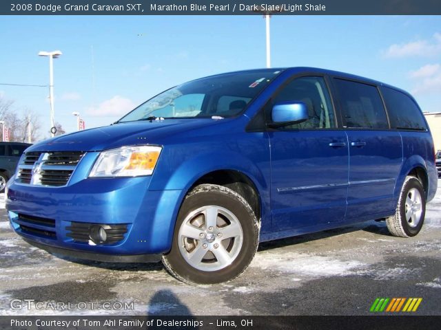 2008 Dodge Grand Caravan SXT in Marathon Blue Pearl