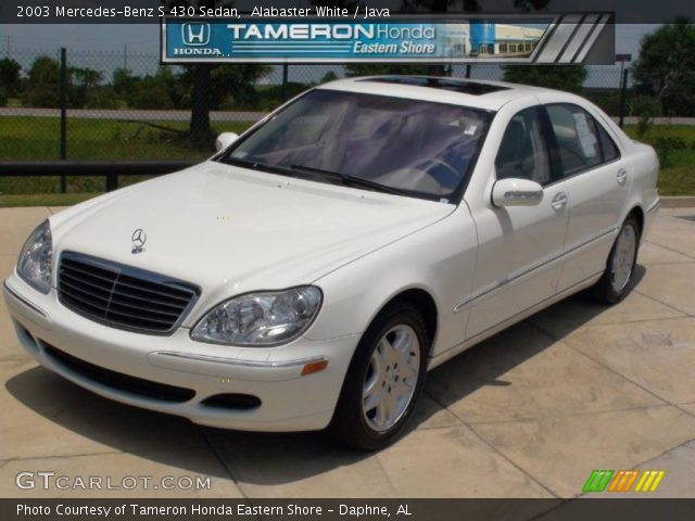 2003 Mercedes-Benz S 430 Sedan in Alabaster White