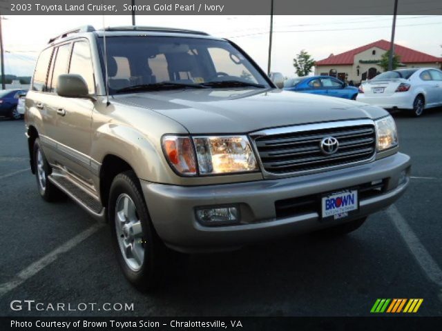 2003 Toyota Land Cruiser  in Sonora Gold Pearl