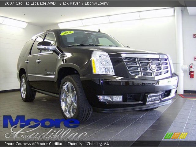 2007 Cadillac Escalade AWD in Black Raven