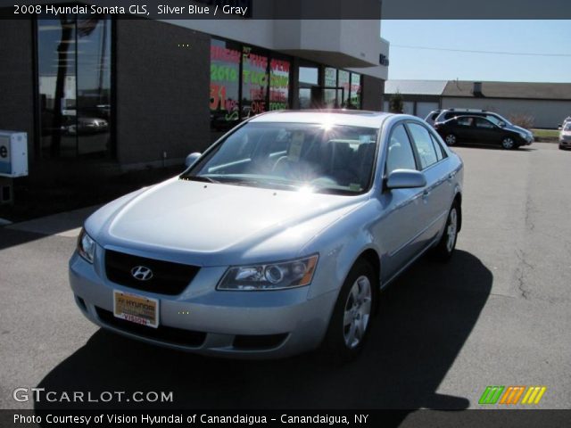 2008 Hyundai Sonata GLS in Silver Blue