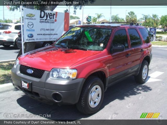 2007 Ford Escape XLS in Red