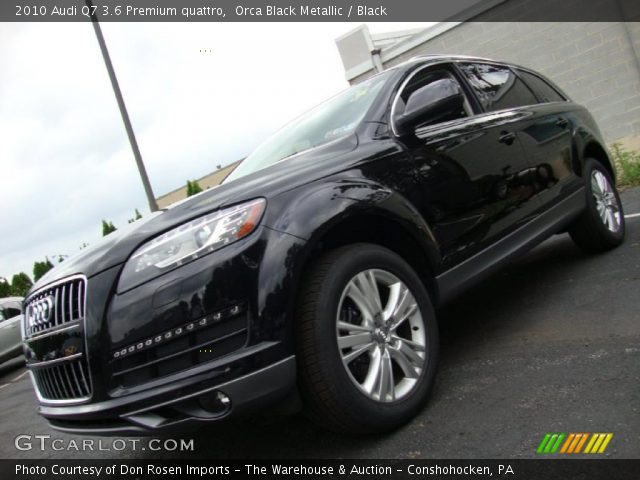 2010 Audi Q7 3.6 Premium quattro in Orca Black Metallic