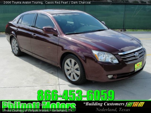 2006 Toyota Avalon Touring in Cassis Red Pearl