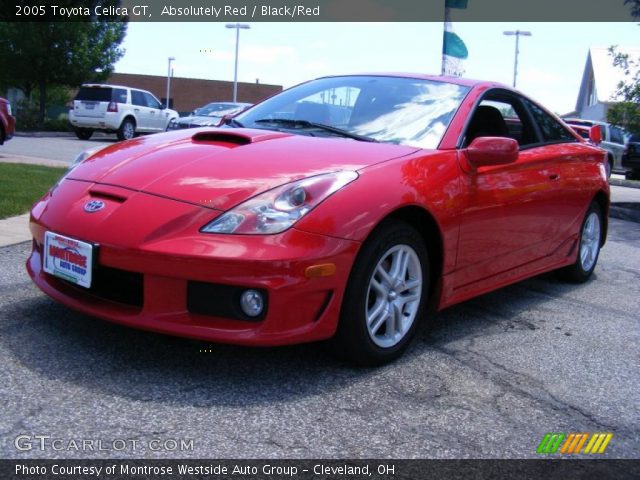 2005 Toyota Celica GT in Absolutely Red