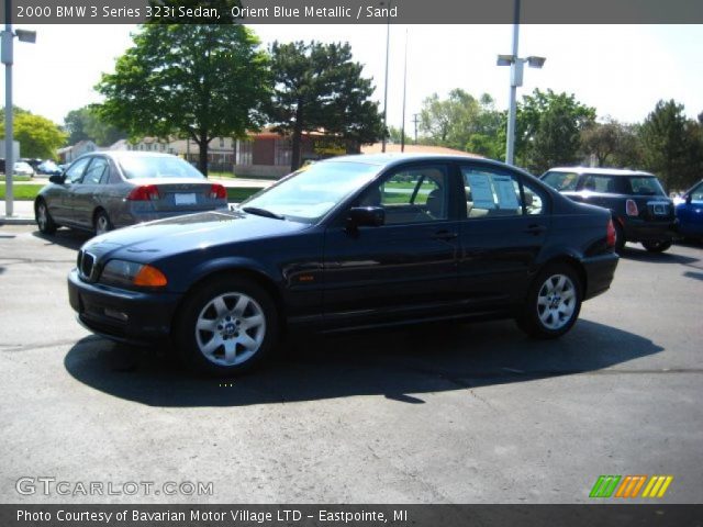 2000 BMW 3 Series 323i Sedan in Orient Blue Metallic