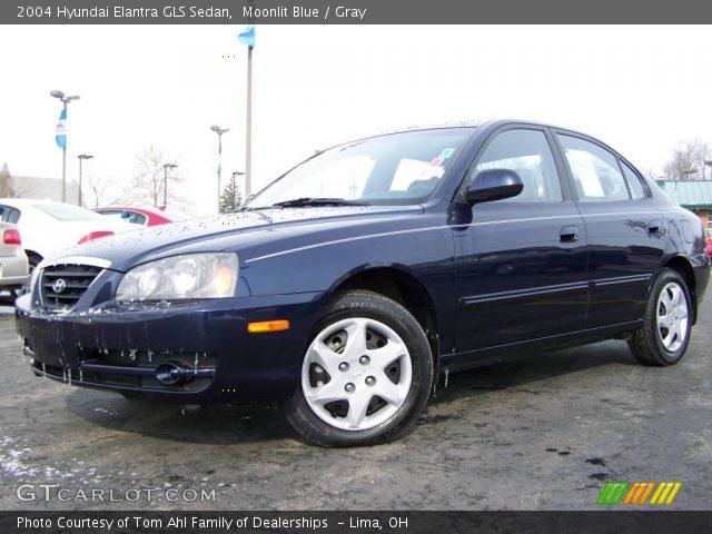 2004 Hyundai Elantra GLS Sedan in Moonlit Blue