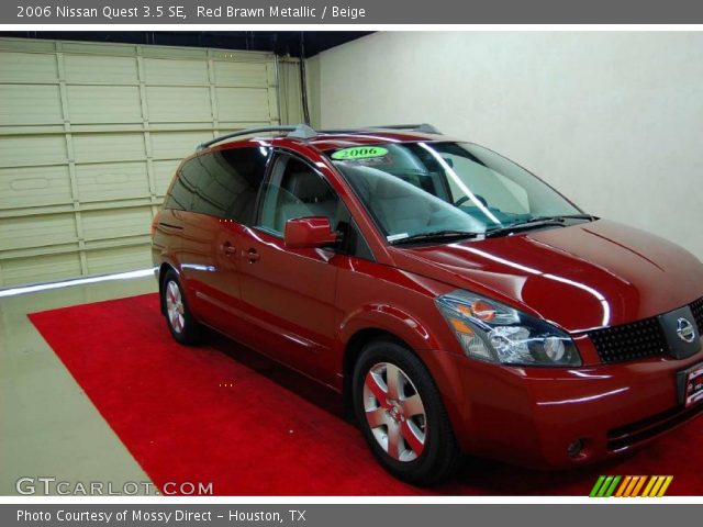 2006 Nissan Quest 3.5 SE in Red Brawn Metallic