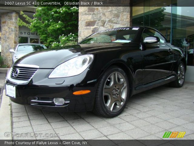 2007 Lexus SC 430 Convertible in Obsidian Black
