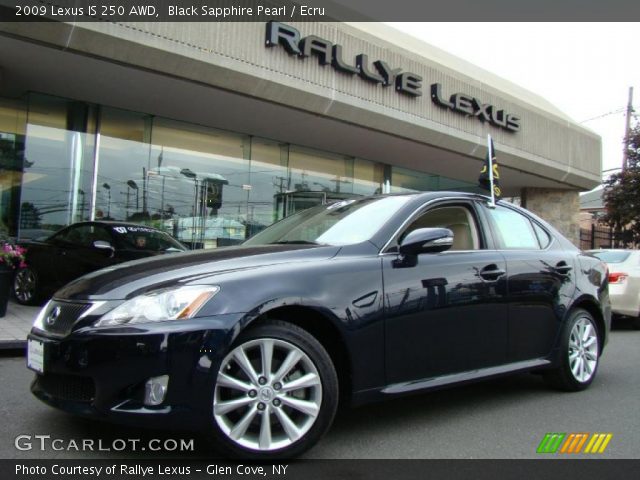 2009 Lexus IS 250 AWD in Black Sapphire Pearl