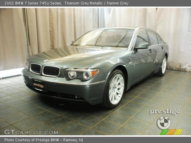 2002 BMW 7 Series 745Li Sedan in Titanium Grey Metallic