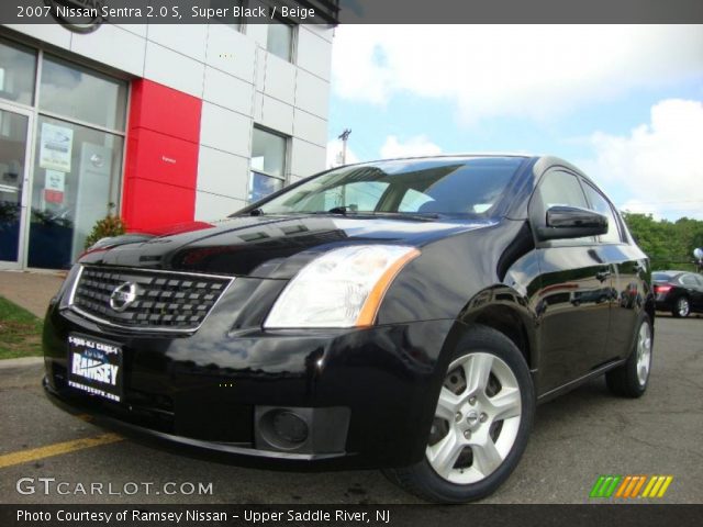 2007 Nissan Sentra 2.0 S in Super Black