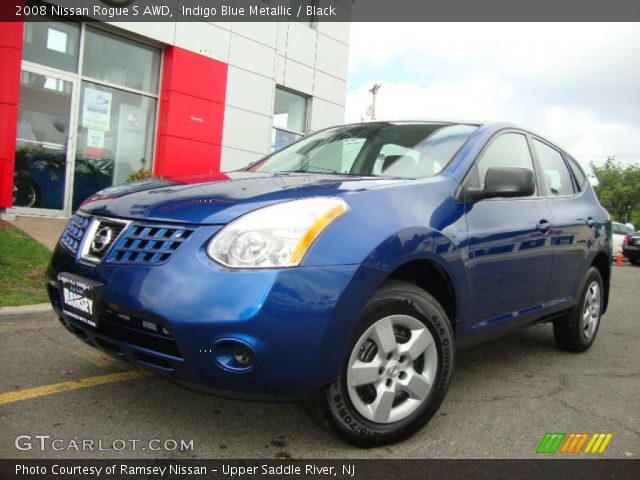 2008 Nissan Rogue S AWD in Indigo Blue Metallic