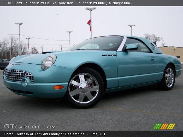 2002 Ford Thunderbird Deluxe Roadster in Thunderbird Blue