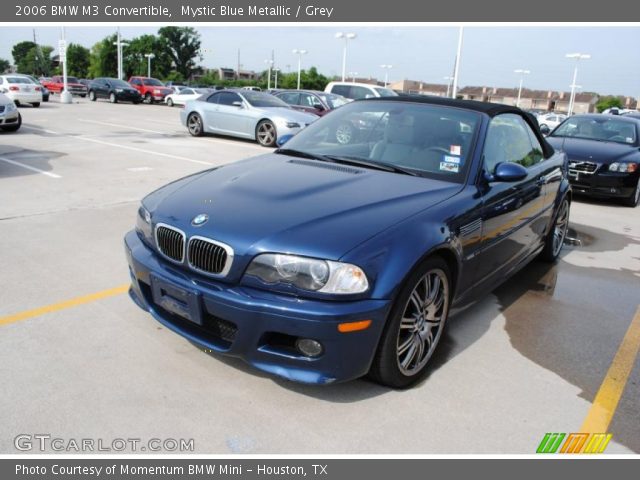 2006 BMW M3 Convertible in Mystic Blue Metallic