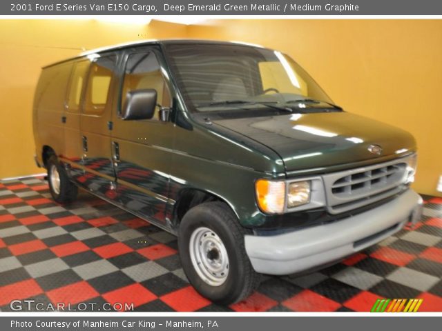 2001 Ford E Series Van E150 Cargo in Deep Emerald Green Metallic