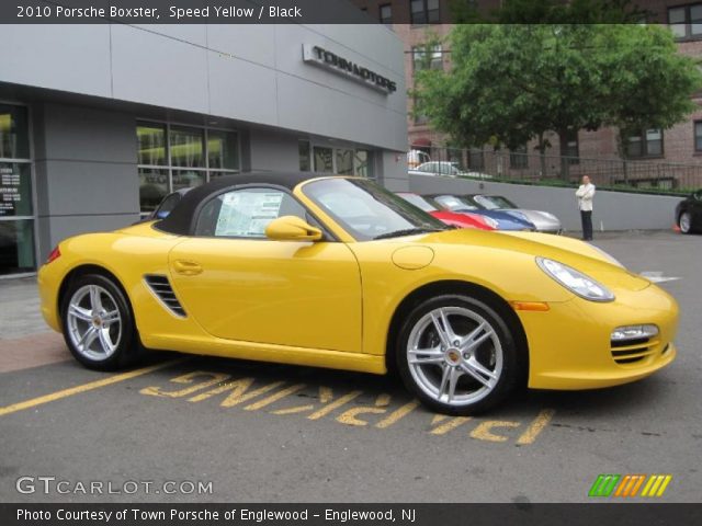 2010 Porsche Boxster  in Speed Yellow